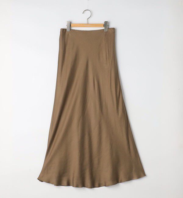 NOLLEY'S sophi「ウォッシャブルキュプラサテンナロースカート」|フレア|