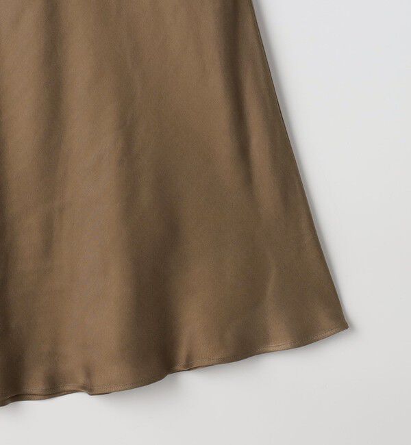 NOLLEY'S sophi「ウォッシャブルキュプラサテンナロースカート」|フレア|