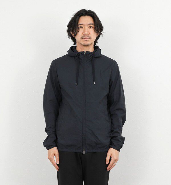 NOLLEY'S goodman「【HERNO】MICRO RIPSTOP NYLON HOODIE」|ブルゾン・スタジャン|