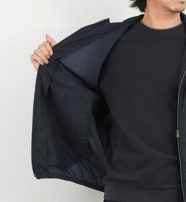 NOLLEY'S goodman「【HERNO】MICRO RIPSTOP NYLON HOODIE」|ブルゾン・スタジャン|