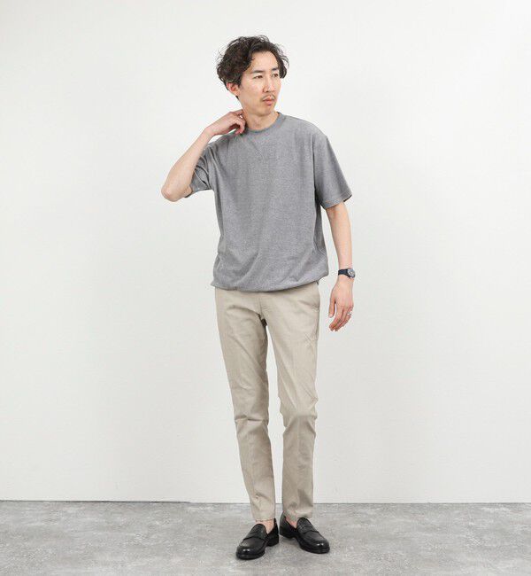NOLLEY'S goodman「《セットアップ対応》Vガゼット パイルTシャツ 26SS」|Tシャツ・カットソー|