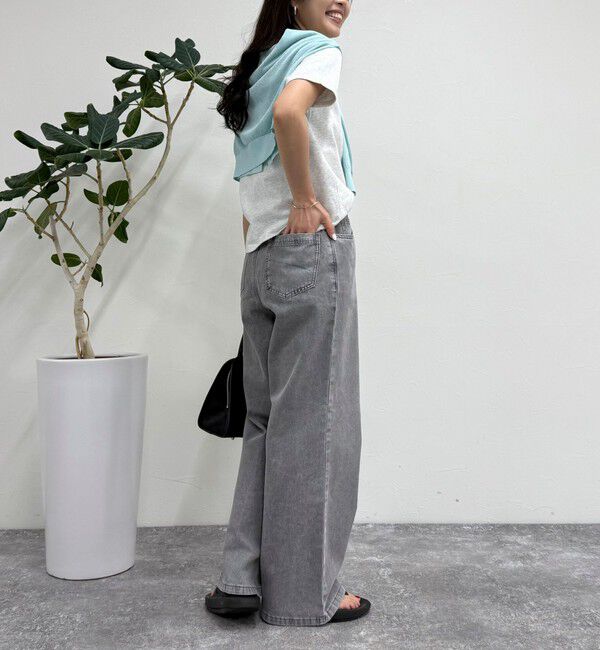 fredy emue「ブリーチデニム５ポケイージーパンツ」|デニム|