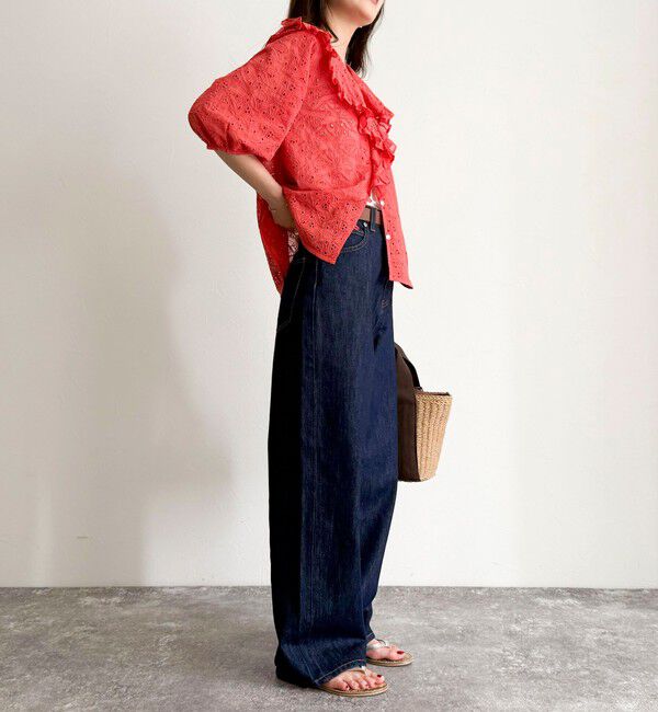 fredy emue「レースフリルカラーブラウス」|シャツ・ブラウス|