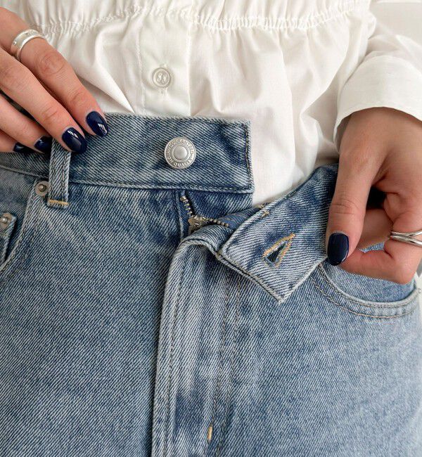 fredy emue「【待望の新色＆サイズ展開追加／@sora_522m企画】BASIC STRAIGHT DENIM」|デニム|