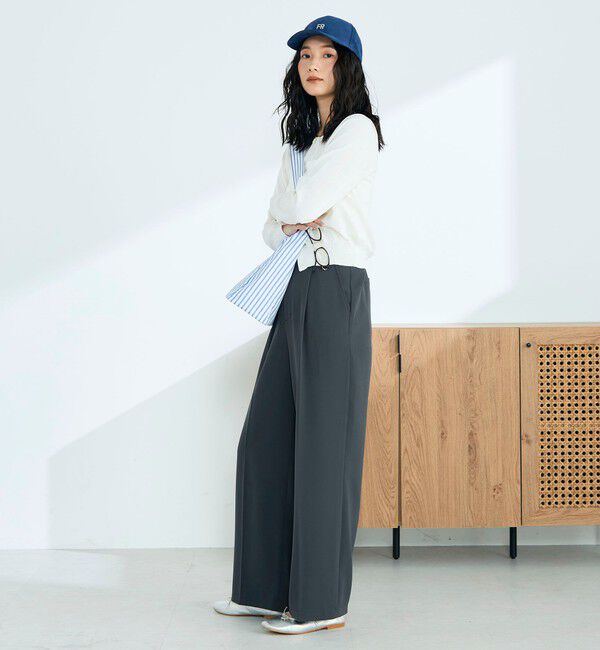 fredy emue「FR刺繍コットン混BASICカーディガン」|カーディガン|