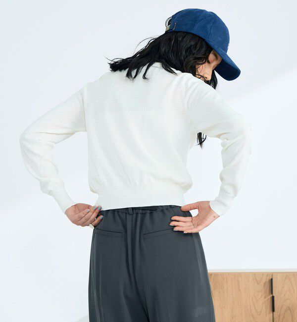 fredy emue「FR刺繍コットン混BASICカーディガン」|カーディガン|