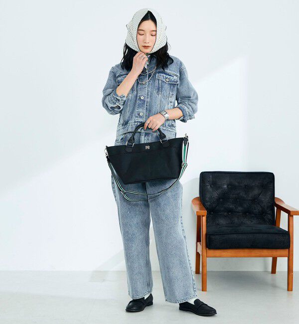 fredy emue「《セットアップ対応》ワイドテーパードデニムパンツ」|デニム|