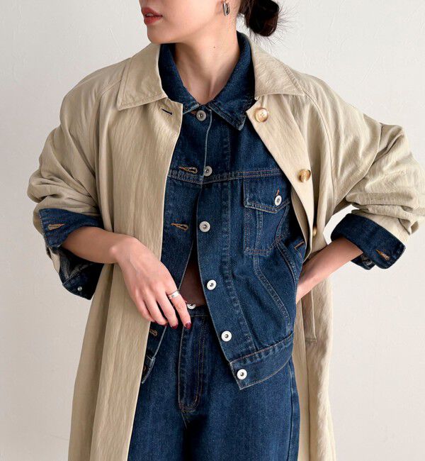 fredy emue「《セットアップ対応》コンパクトデニムジャケット」|デニムジャケット|