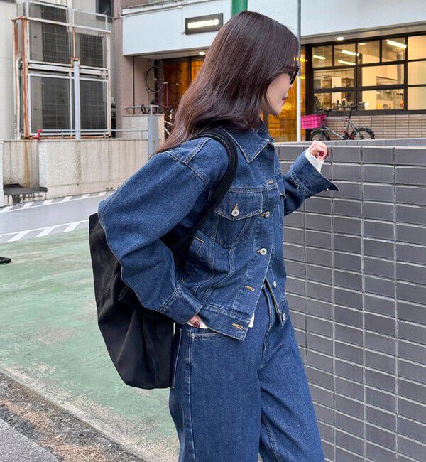 fredy emue「《セットアップ対応》コンパクトデニムジャケット」|デニムジャケット|