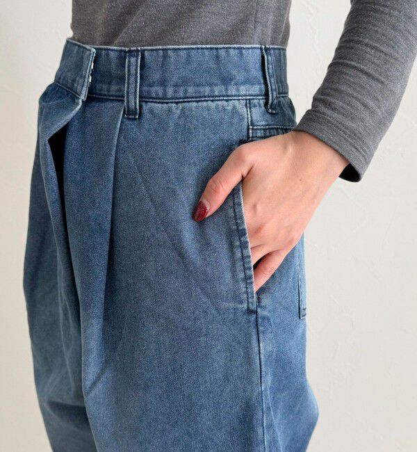fredy emue「《セットアップ対応》ラップデニムパンツ」|デニム|