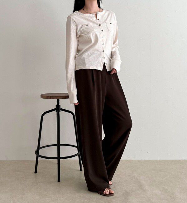 fredy emue「シアーカットソーカーディガン」|カーディガン|