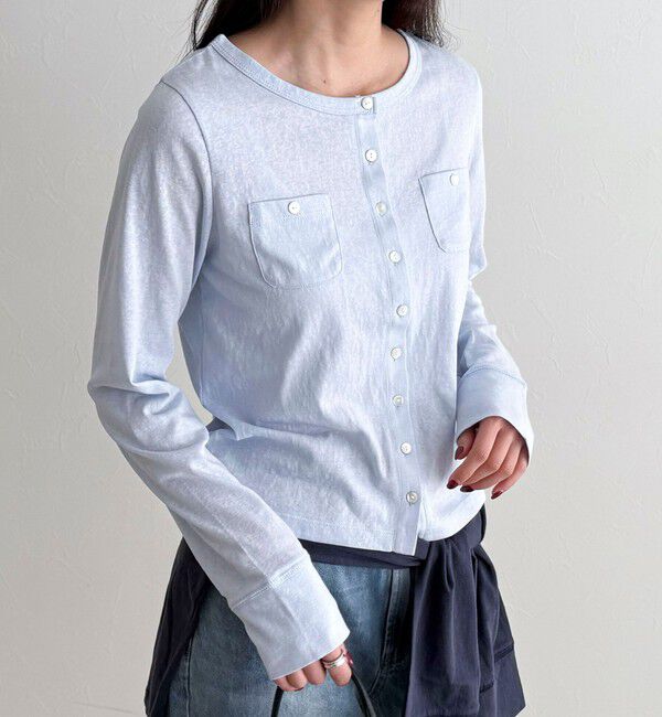 fredy emue「シアーカットソーカーディガン」|カーディガン|