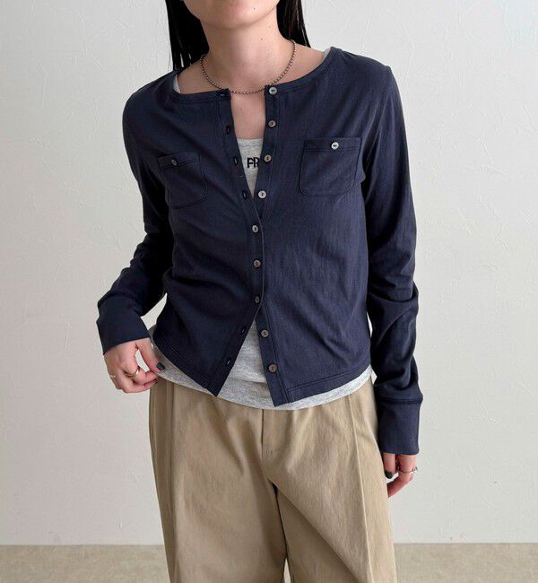 fredy emue「シアーカットソーカーディガン」|カーディガン|