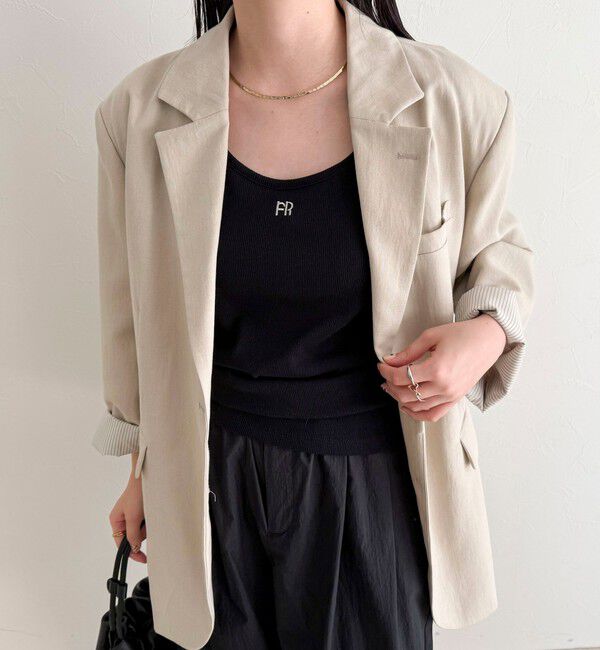 fredy emue「FR刺繍タンクトップ」|タンクトップ|ブラック