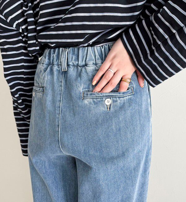 fredy emue「デニムタックスラックス」|デニム|