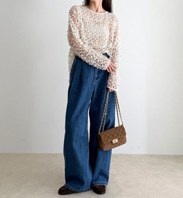 fredy emue「デニムタックスラックス」|デニム|