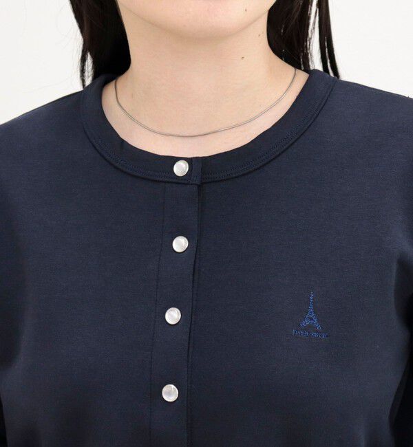 fredy emue「ドット釦ポンチカーディガン」|カーディガン|