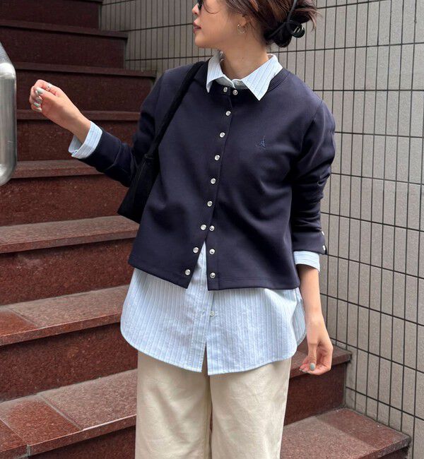 fredy emue「ドット釦ポンチカーディガン」|カーディガン|