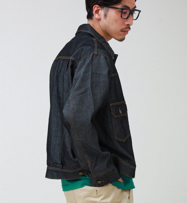 GLOSTER「【軽量ストレッチ】メッシュデニム3rdタイプジャケット」|デニムジャケット|