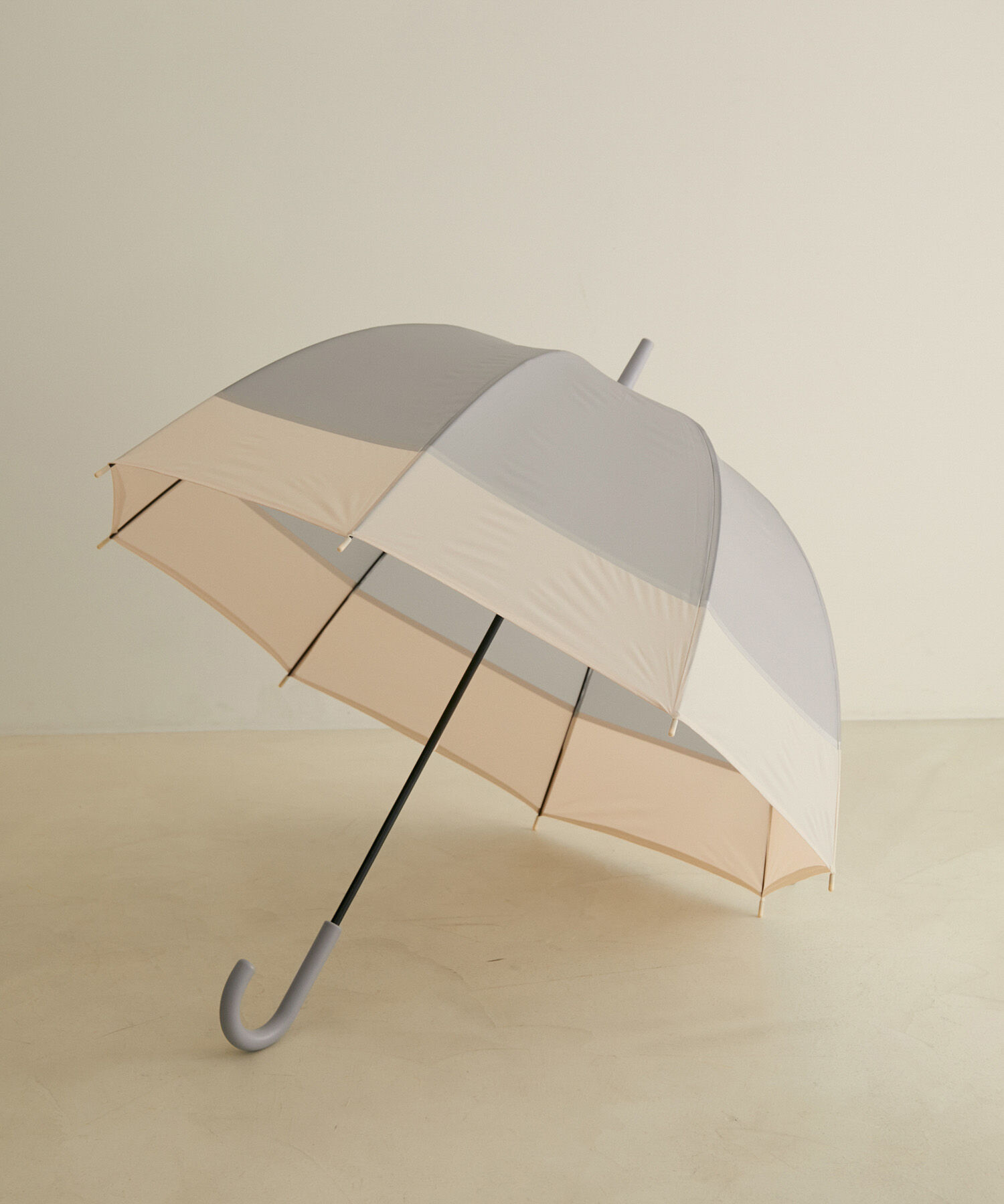 SALON adam et rope'「【SALONオリジナル】ベルドームアンブレラ（ツートンカラー）」|傘|
