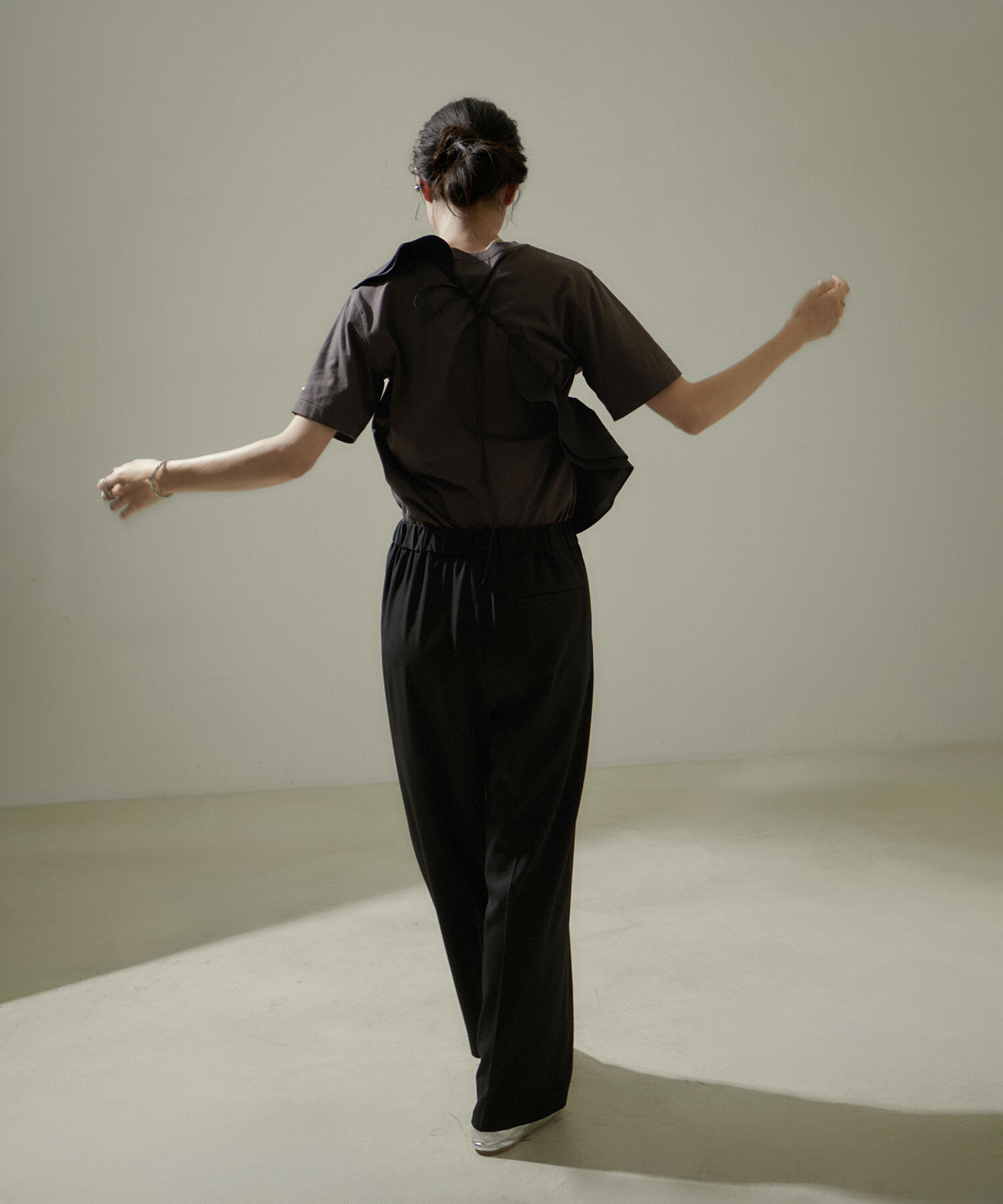 SALON adam et rope'「エンブロイダリーラッフルストール/付け襟」|ストール|