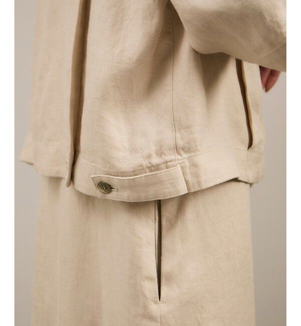 SALON adam et rope'「リネンツイルブルゾン」|ブルゾン・スタジャン|