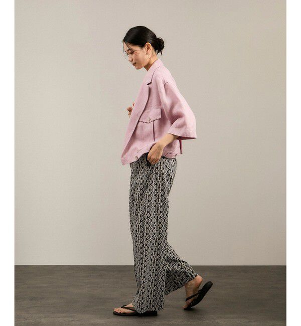 SALON adam et rope'「リネンツイルブルゾン」|ブルゾン・スタジャン|