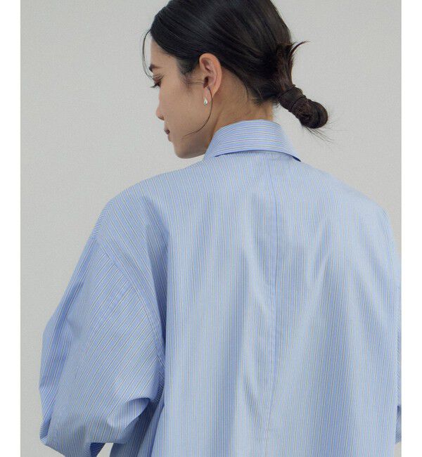 SALON adam et rope'「【Americana（アメリカーナ） for SALON】ダブルジップストライプシャツジャケット」|その他|