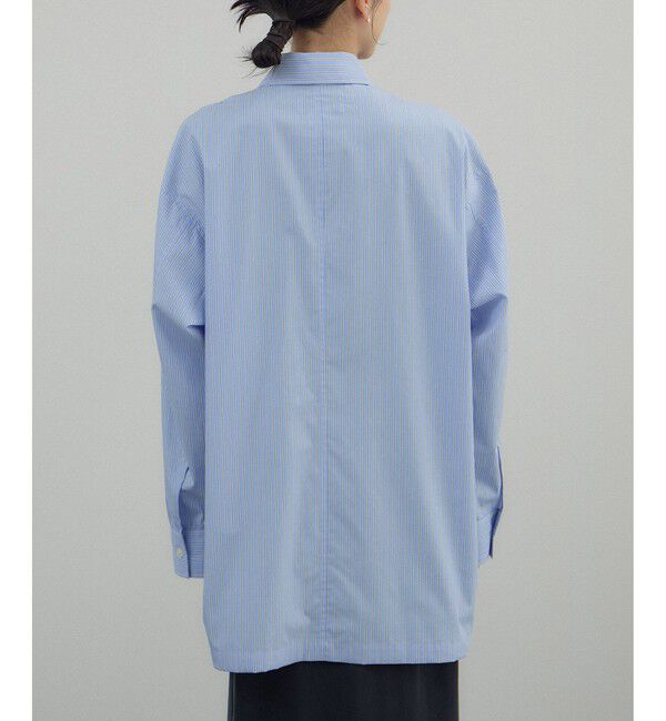 SALON adam et rope'「【Americana（アメリカーナ） for SALON】ダブルジップストライプシャツジャケット」|その他|