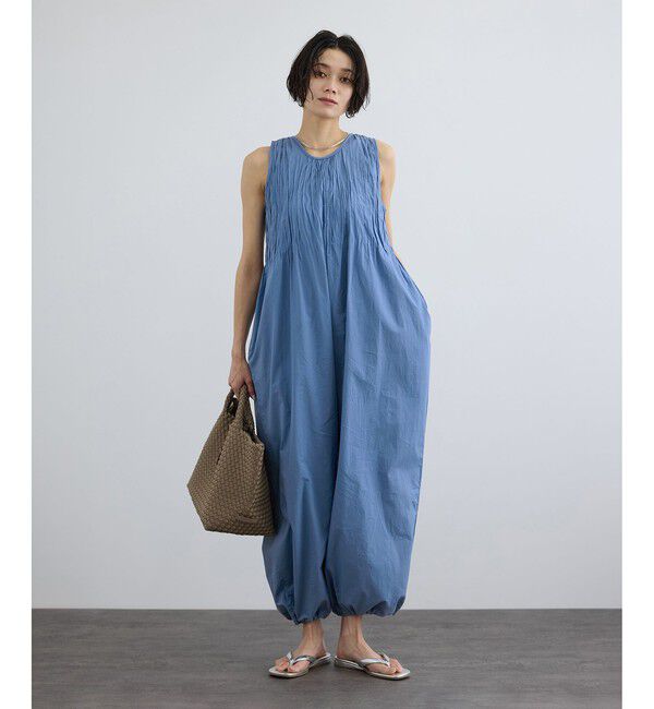 SALON adam et rope'「【WEB限定】ハンドピンタックオールインワン / イージーケア」|オールインワン|