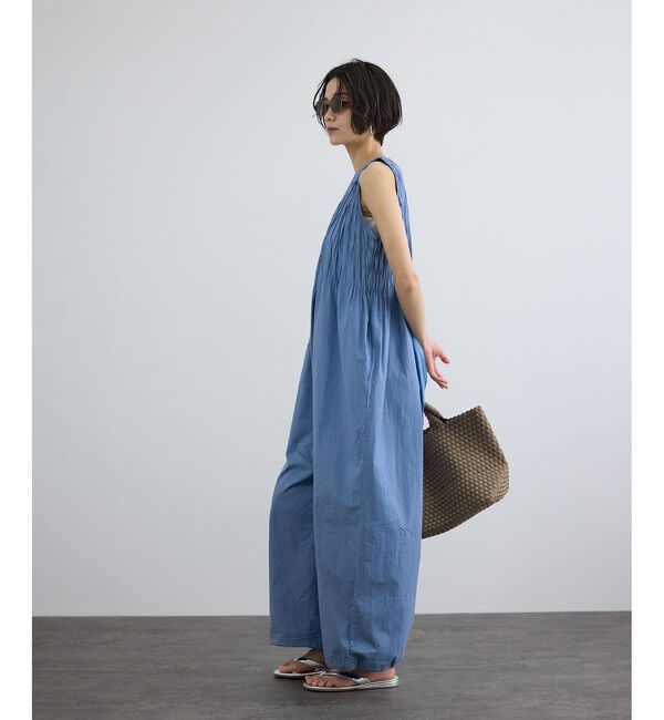 SALON adam et rope'「【WEB限定】ハンドピンタックオールインワン / イージーケア」|オールインワン|