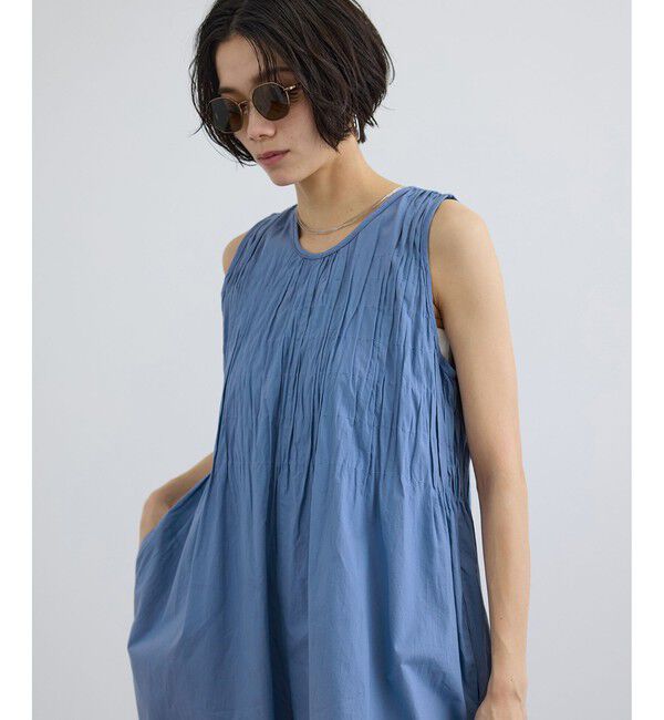 SALON adam et rope'「【WEB限定】ハンドピンタックオールインワン / イージーケア」|オールインワン|