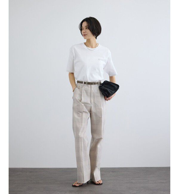 SALON adam et rope'「エンザイムコットンスラックス / FABRICA」|スラックス|