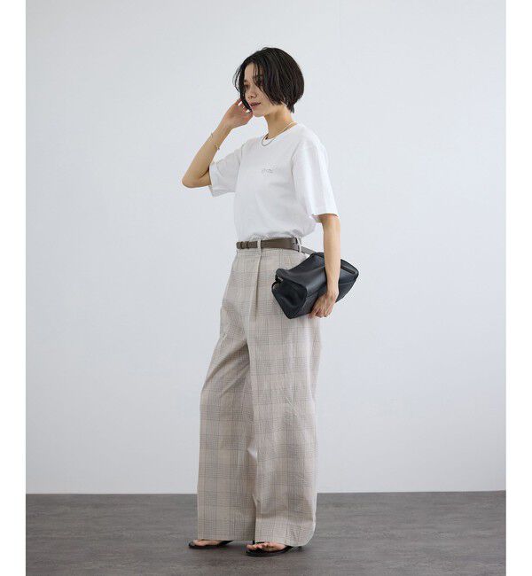 SALON adam et rope'「エンザイムコットンスラックス / FABRICA」|スラックス|