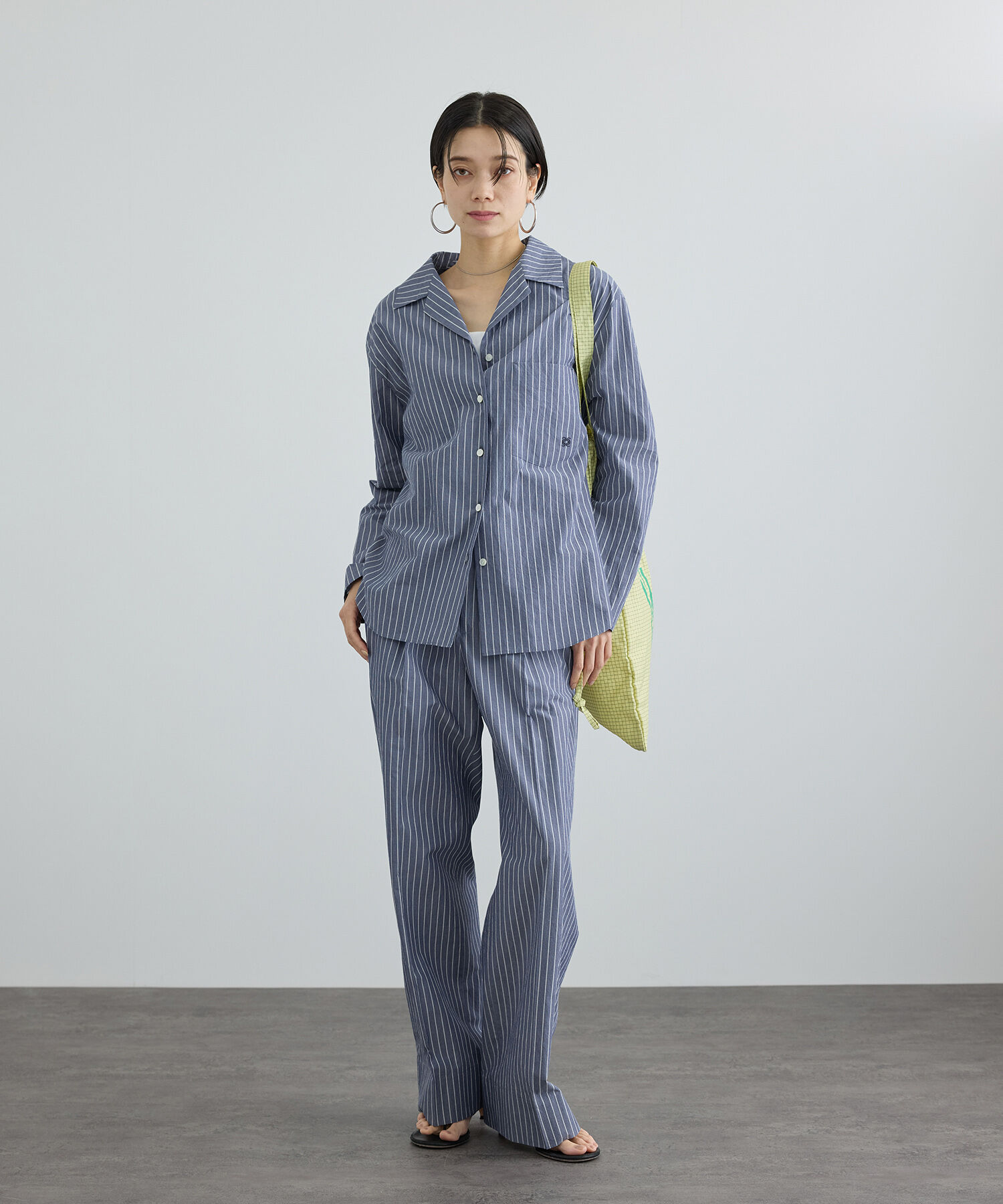 SALON adam et rope'「エンザイムコットンスラックス / FABRICA」|スラックス|