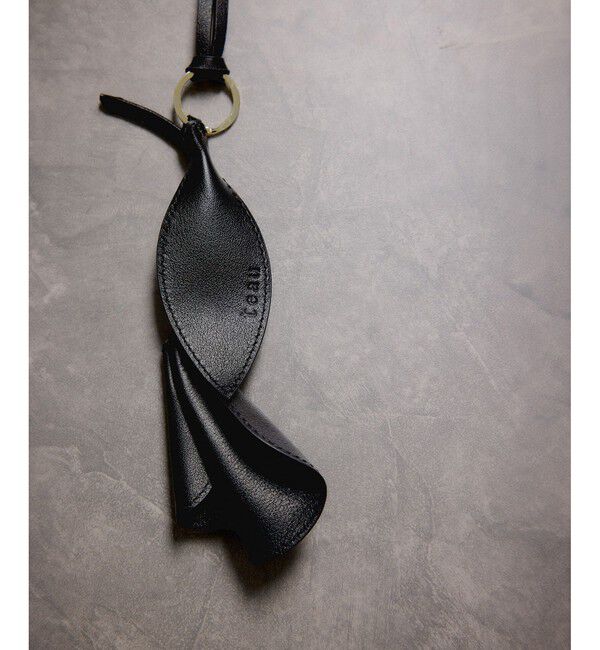 ROPE「【teau・牛革】panier pansy ring charm（キー/バッグチャーム・ネックレス）」|チャーム・キーホルダー|