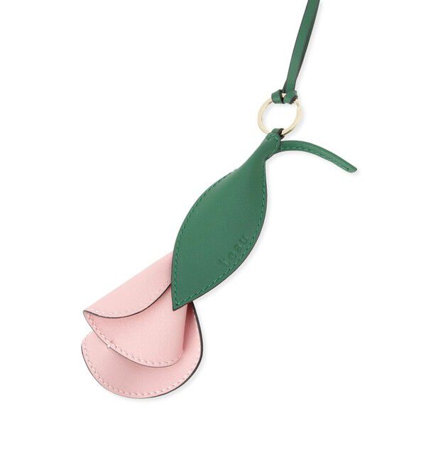 ROPE「【teau・牛革】panier pansy ring charm（キー/バッグチャーム・ネックレス）」|チャーム・キーホルダー|