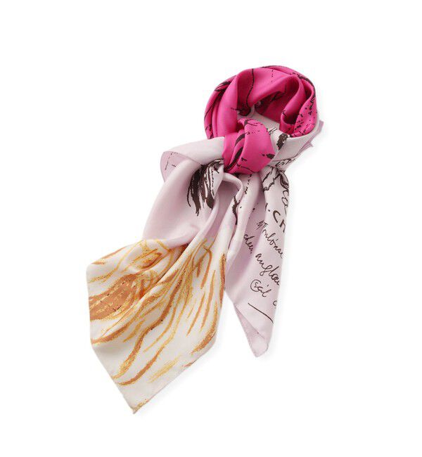 ROPE「ロートレックグラフィカル シルクスカーフ/Lサイズ」|バンダナ・スカーフ|