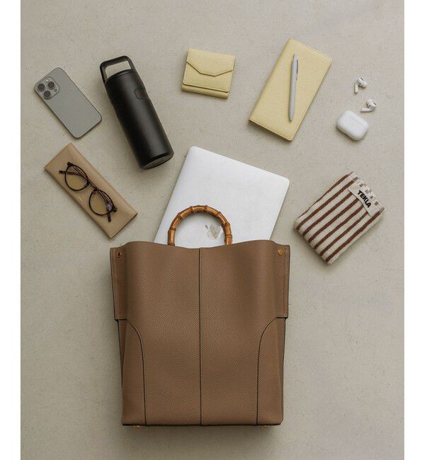 ROPE「【E'POR】BAMBOO BAG Large/A4対応・通勤・26SS」|トートバッグ|