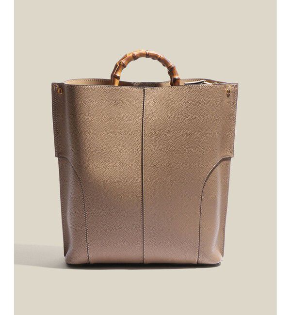 ROPE「【E'POR】BAMBOO BAG Large/A4対応・通勤・26SS」|トートバッグ|