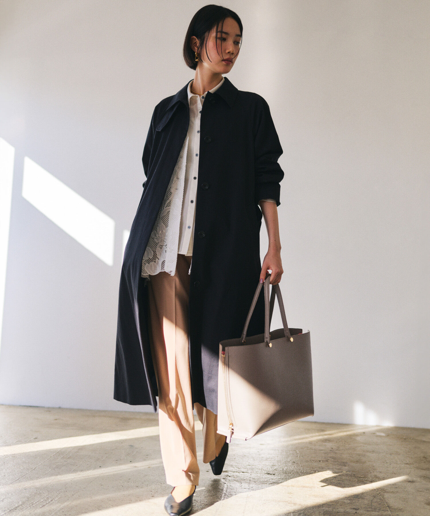 ROPE「【E'POR】Y BAG Wide/A4対応・通勤・26SS」|トートバッグ|