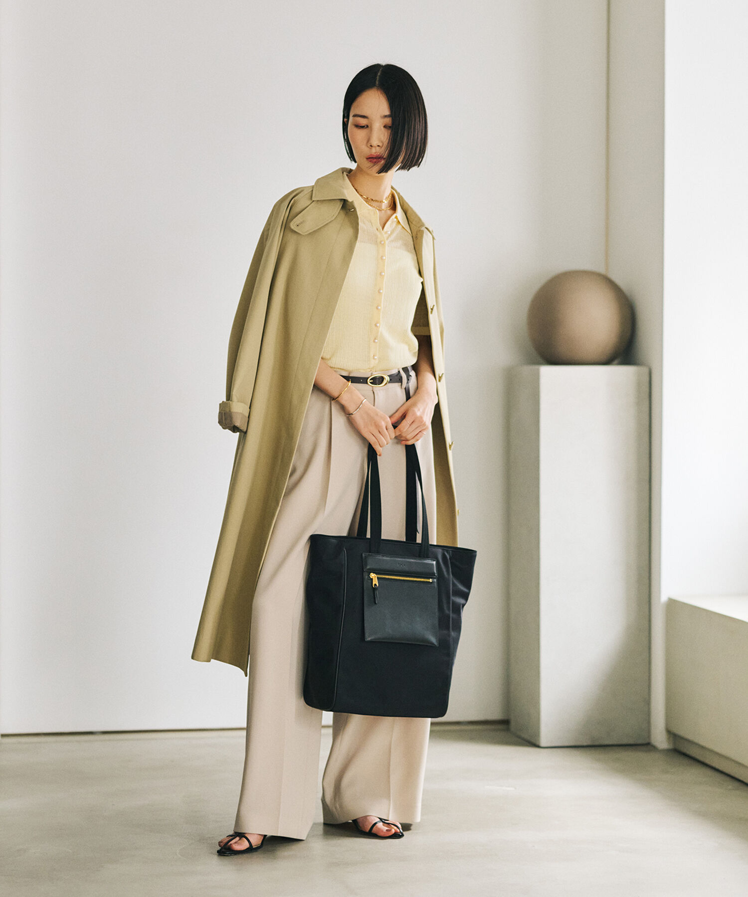 ROPE「【E'POR】【A4/PC対応・撥水・軽量】Pac Sac Tote(パックサックトート)/26SS新型」|トートバッグ|