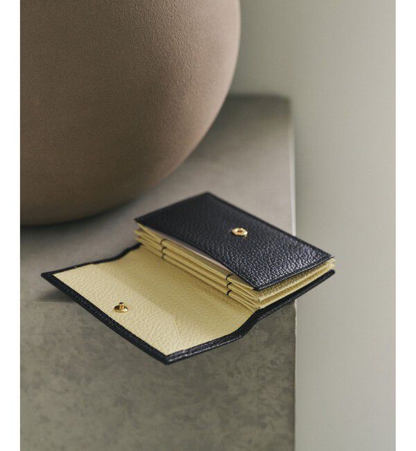 ROPE「【E'POR】JUDD Accordion Card Case(マルチケース)/26SS」|名刺入れ・カードケース|ブラック(01)