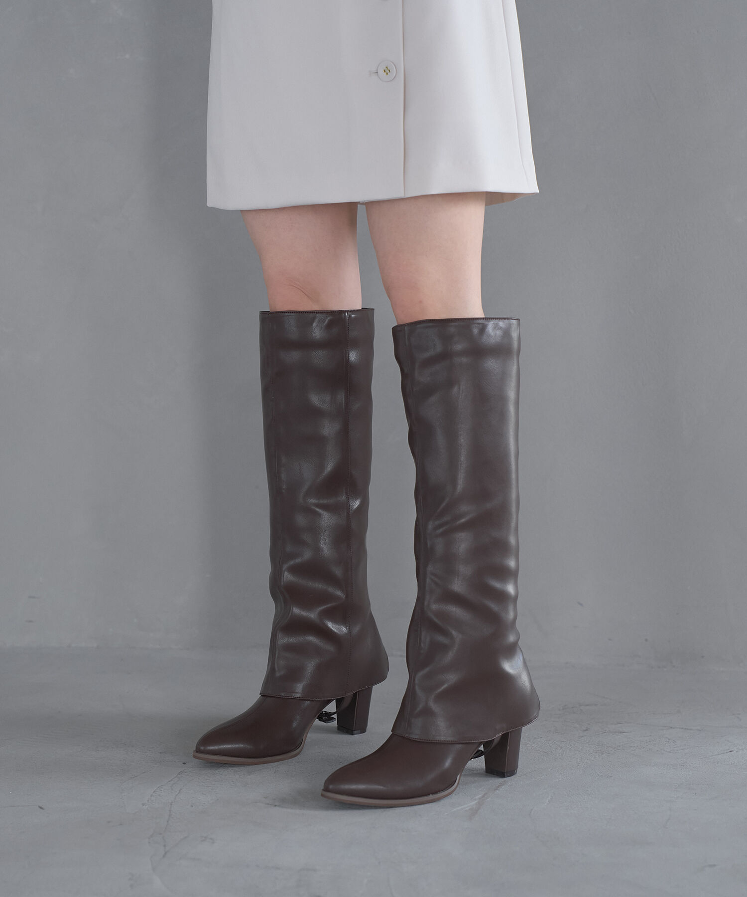 Juze「【2WAY】ロングカバー付きショートブーツ」|その他|