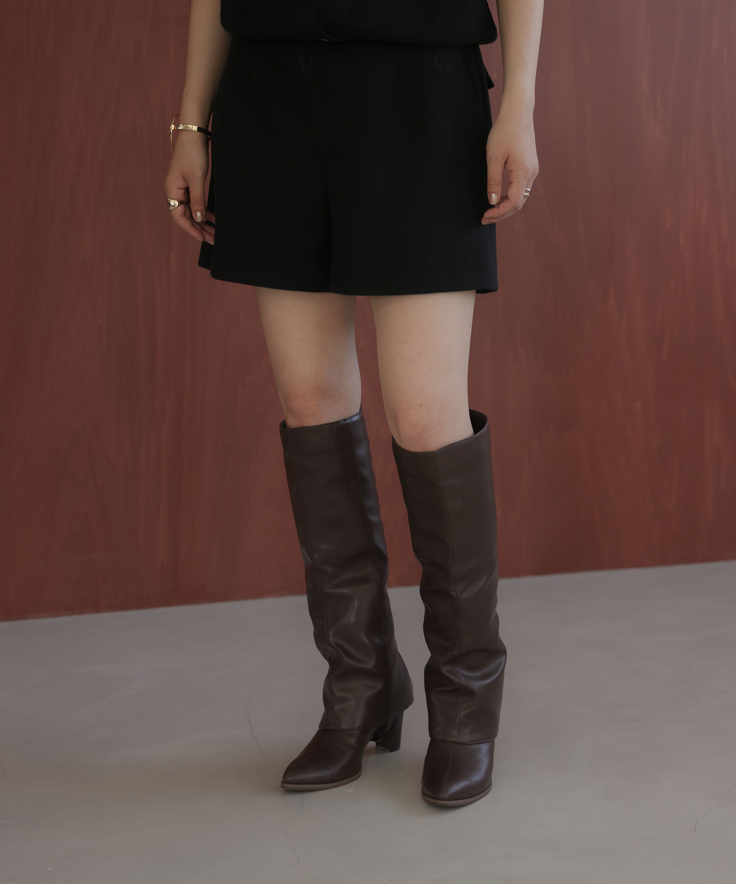 Juze「【2WAY】ロングカバー付きショートブーツ」|その他|