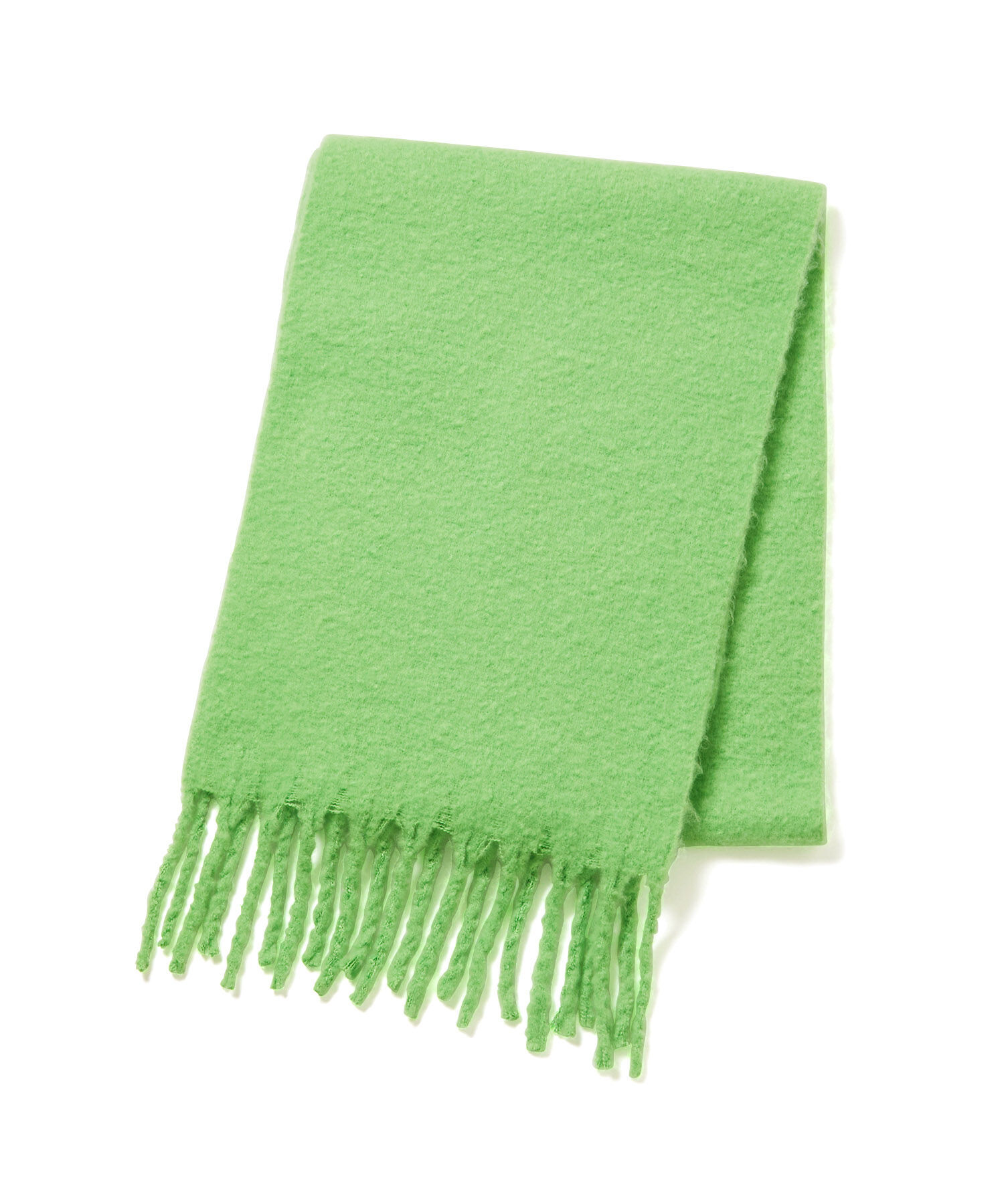 VIS「【リサイクルポリ】ふわふわ太フリンジマフラー」|マフラー|