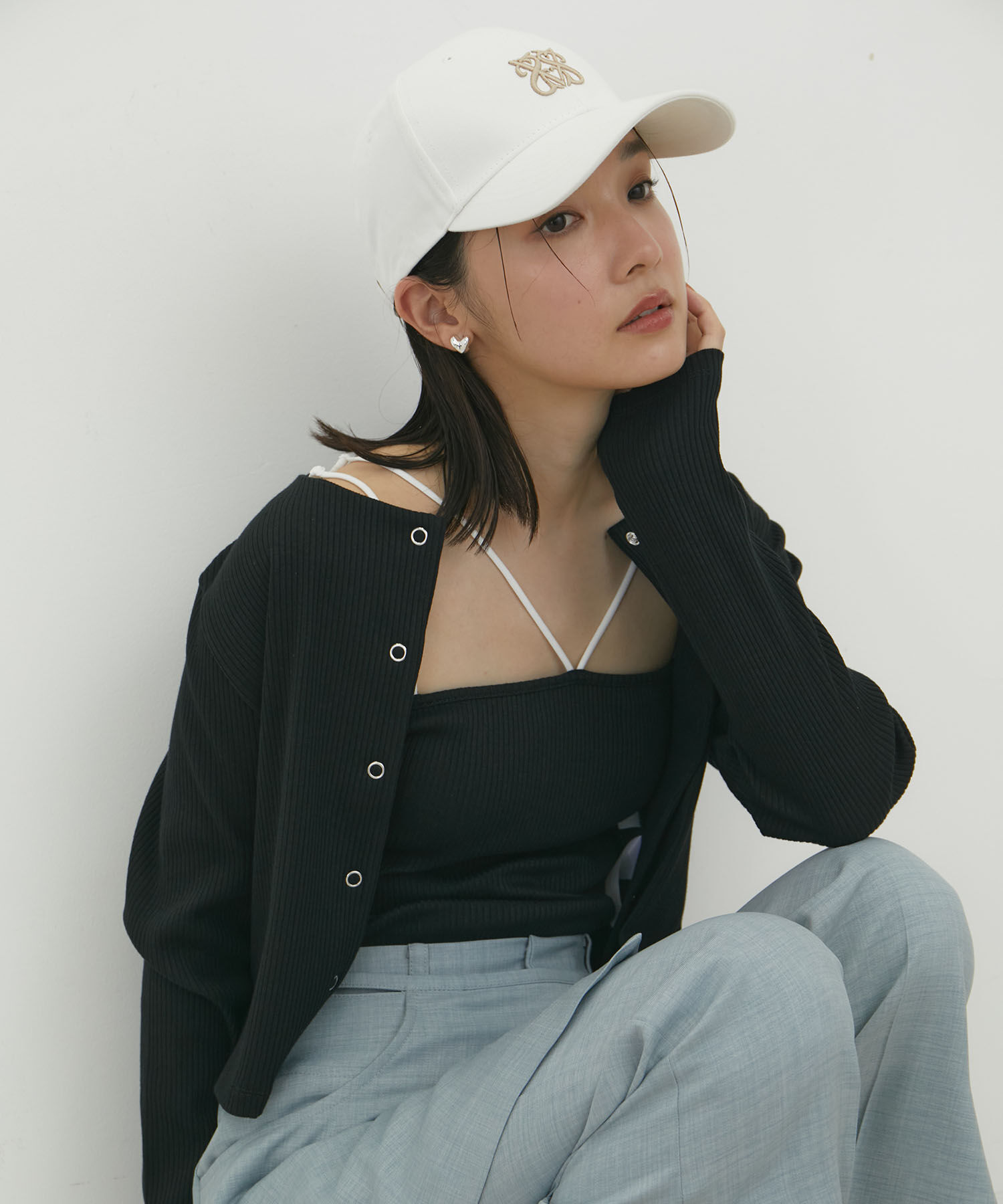 VIS「ロゴマーク刺繍キャップ」|キャップ・キャスケット|