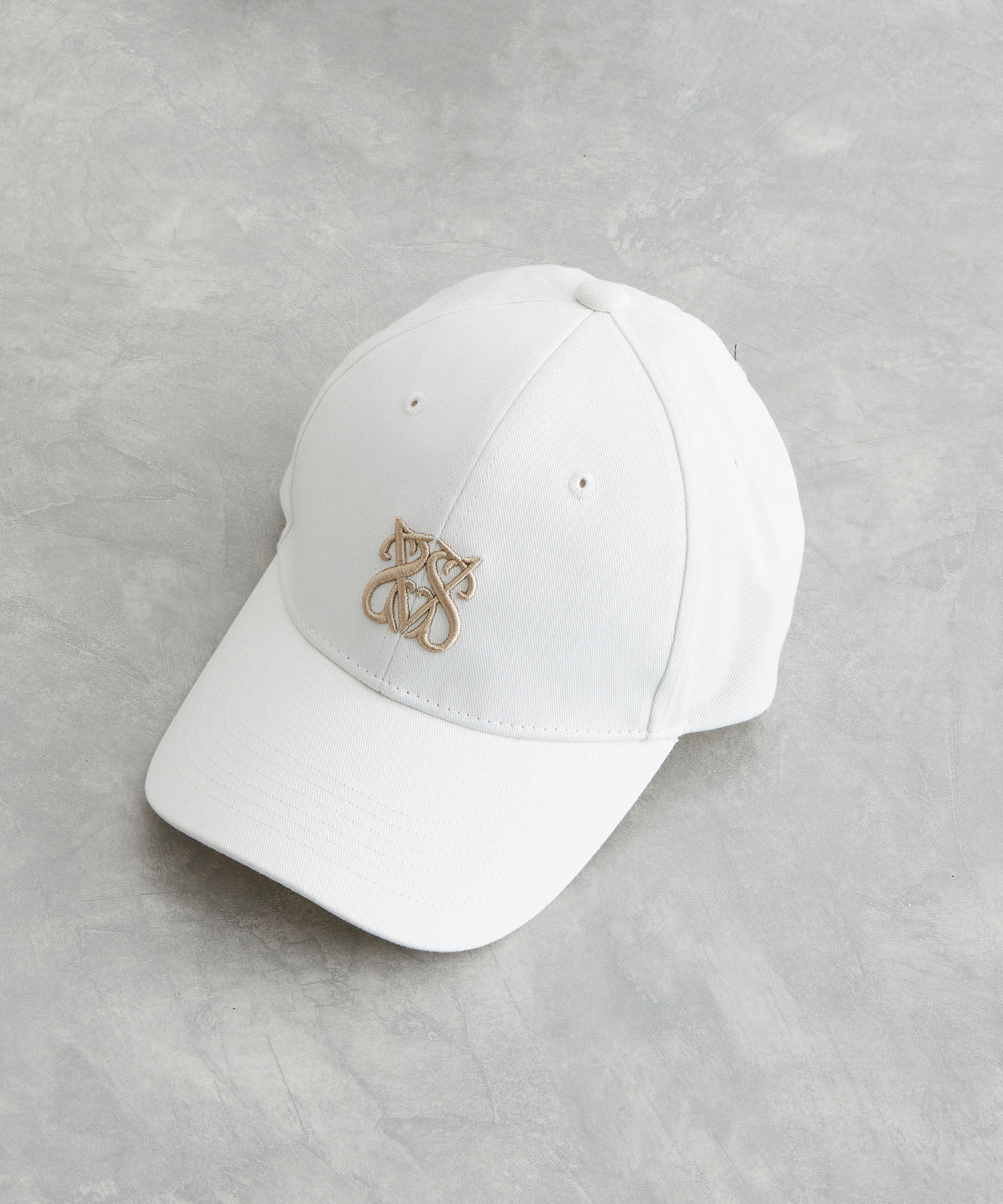 VIS「ロゴマーク刺繍キャップ」|キャップ・キャスケット|ホワイト系(12)