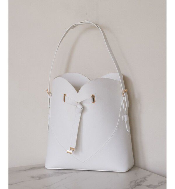 VIS「【A4収納】ハートカットバッグ(ラージサイズ)/追加」|ショルダー・メッセンジャー|キナリ(16)