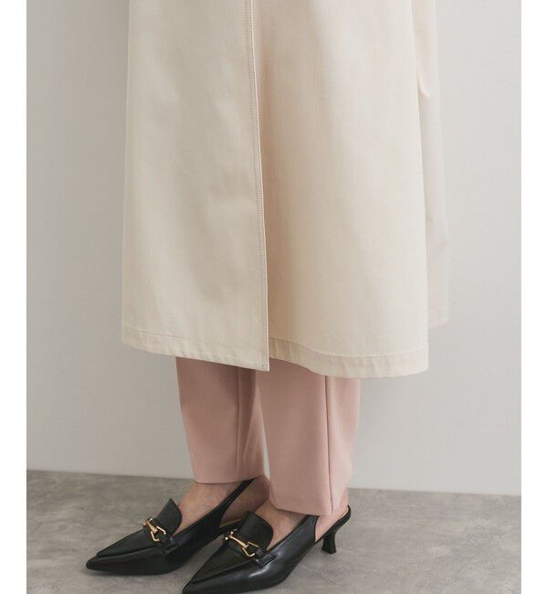 VIS「【定番人気】【撥水/UVケア】後ろタックトレンチコート スプリングコート」|トレンチコート|